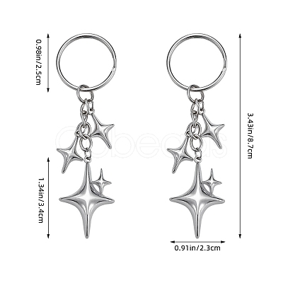 Star Alloy Keychain KEYC-SW00014-01-1