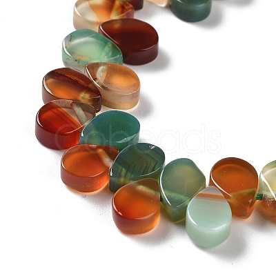 Natural Agate Beads Strands G-G021-04A-02-1