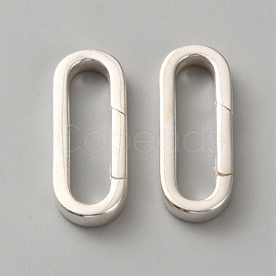 925 Sterling Silver Spring Gate Rings STER-WH0005-53-1