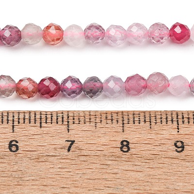 Natural Multicolor Spinel Beads Strands GG-CBAA8F4-B08-4mm-B-1