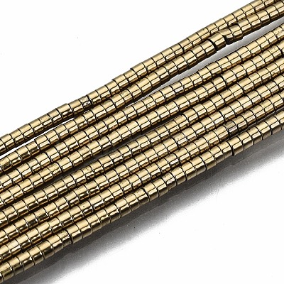 Electroplate Non-magnetic Synthetic Hematite Beads Strands G-T114-57-02-1