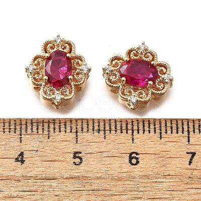 Brass Glass Beads KK-M318-46G-01-1