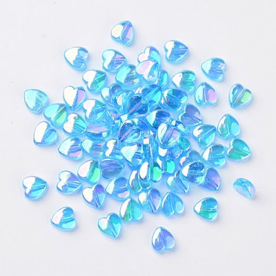 Transparent Acrylic Beads X-PL539-833-1