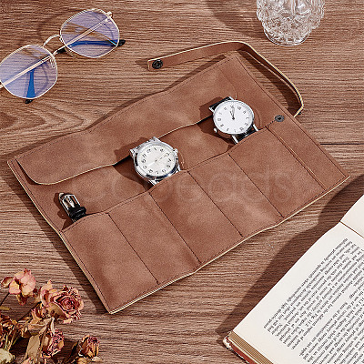 5-Slot Lint Watch Storage Bags DIY-WH0430-782-1