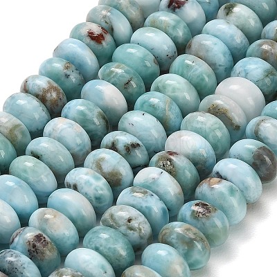 Natural Larimar Beads Strands GG-CBA007A-A01-02-1