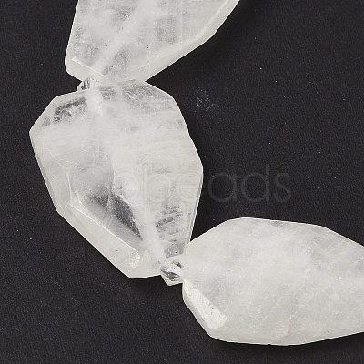 Natural Quartz Crystal Beads Strands G-P548-B02-01-1