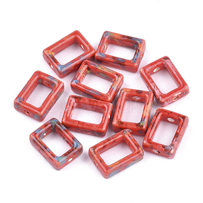 Handmade Porcelain Bead Frames PORC-S499-05-1