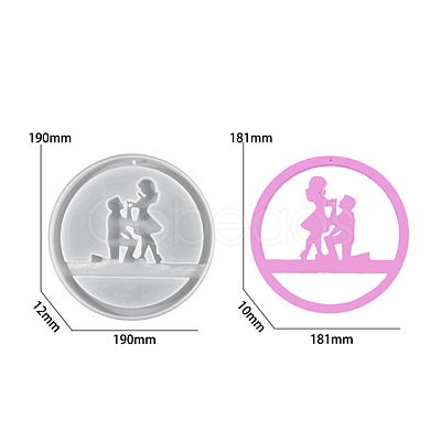 City Signs Decorated with Wind Chimes Silicone Mold SIMO-S001-01B-1