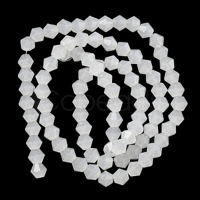 Imitation Jade Glass Beads Strands GLAA-F029-J4mm-06-1