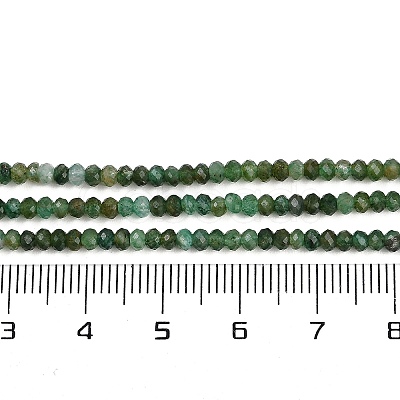 Natural Fuchsite Beads Strands G-F782-A03-01-1