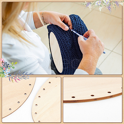 1 Set Wooden Knitting Crochet Bottoms Set WOOD-PH0002-57-1