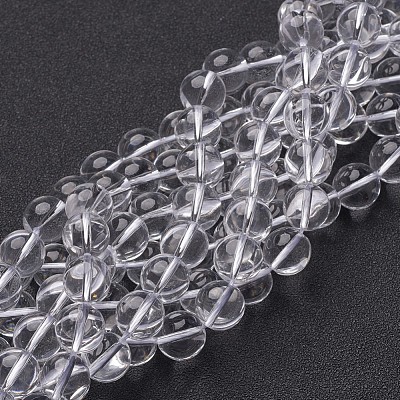 Synthetic Quartz Crystal Beads Strands GSR4mmA039-1-1