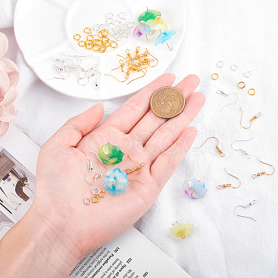 DIY Acrylic Earring Making Kits DIY-FH0001-80-1