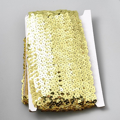 Polyester & Plastic Paillette Beads OCOR-WH0086-62A-1
