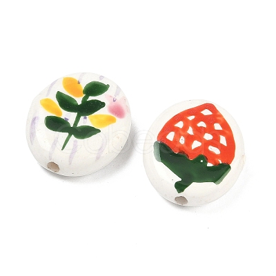 Handmade Porcelain Beads PORC-A031-09-1