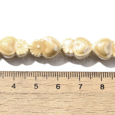 Handmade Porcelain Beads Strands PORC-I028-01B-1