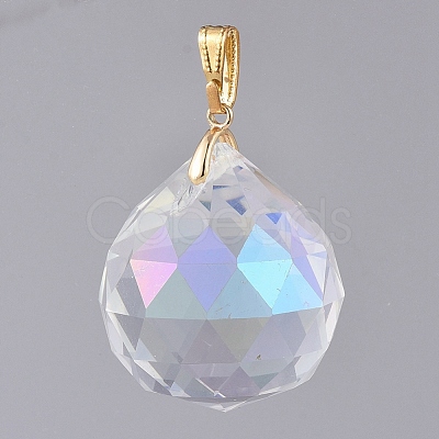 Glass Pendants PALLOY-JF00445-03-1