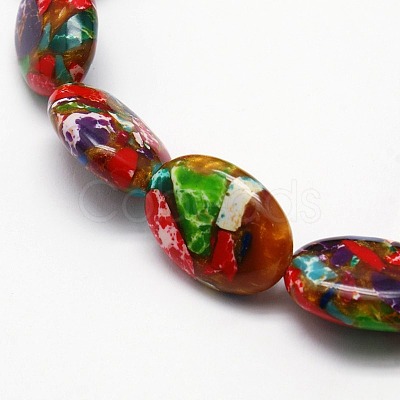 Synthetic Imperial Jasper Bead Strands G-I099-05D-1