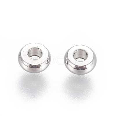 Tarnish Resistant 304 Stainless Steel Spacer Beads STAS-F205-02P-A-1