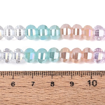 Electroplate Mixed Styles Glass Beads Strands EGLA-N022-14A-A03-1