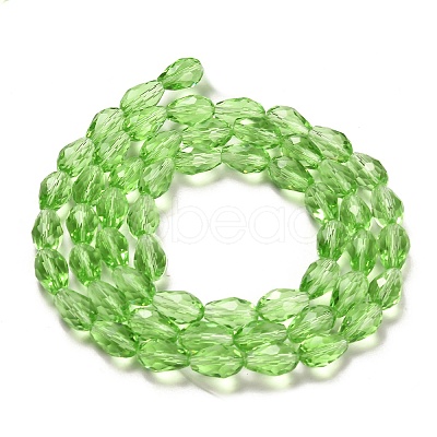 Glass Beads Strands X-EGLA-E010-8x12mm-14-1