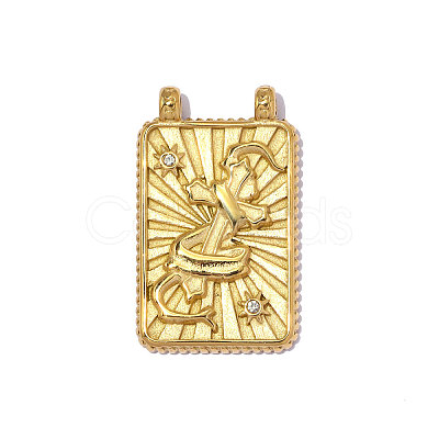 304 Stainless Steel Pendants STAS-OY014-81G-1