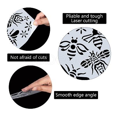 PET Plastic Drawing Painting Stencils Templates DIY-WH0284-007-1