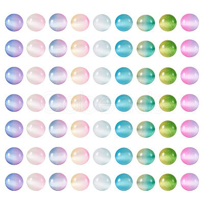 135Pcs 9 Colors Cat Eye Beads G-TA0002-48-1