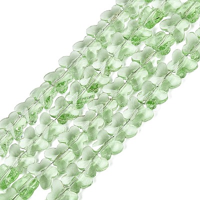 Transparent Glass Beads Strands GLAA-Q118-01A-B07-1