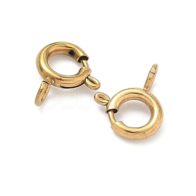 304 Stainless Steel Spring Ring Clasps STAS-Z178-22G-01-1