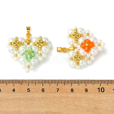 Glass Pendants PALLOY-MZ01351-1