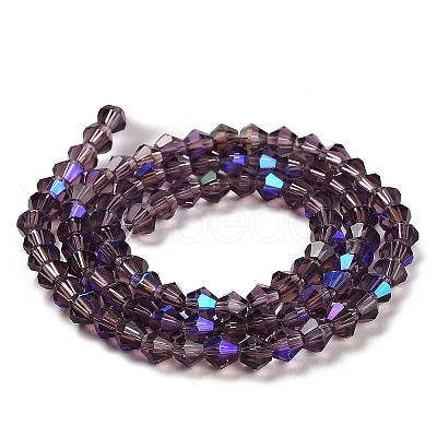 Transparent Electroplate Glass Beads Strands LS-EGLA-A039-T4mm-L04-1