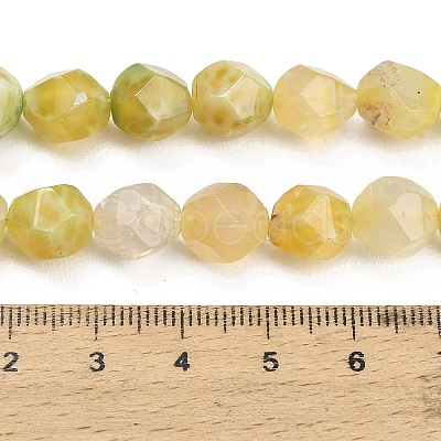 Natural Agate(Dyed & Heated) Beads Strands G-K425-B02-01-1