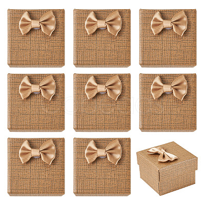 Square Cardboard Paper Ring Gift Storage Boxes CON-TAC0001-17E-1