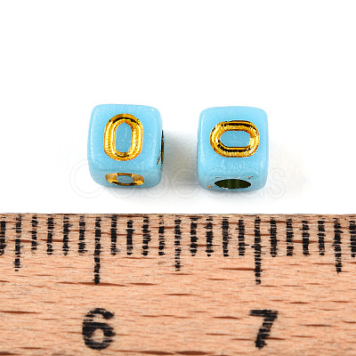 Plating Acrylic Beads OACR-N140-01F-O-1