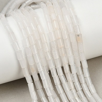 Natural White Jade Beads Strands G-P600-B07-01C-1