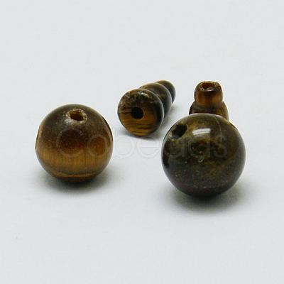 Natural Tiger Eye Buddhist Beads G-M011-01B-1