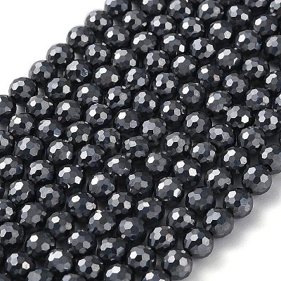 Terahertz Stone Beads Strands G-G048-A01-02-1