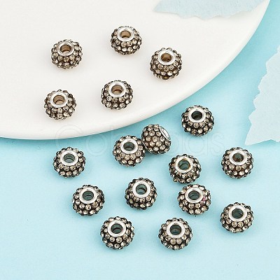 Resin Rhinestone Beads CPDL-H001-10x7mm-17-1