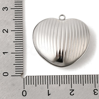 304 Stainless Steel Pendants STAS-B128-11B-P-1