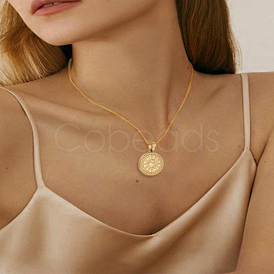 2Pcs 304 Stainless Steel Pendants STAS-LP0004-46-1