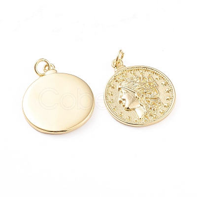 Brass Pendants LS-ZIRC-I043-07G-1
