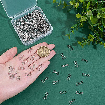 140Pcs Brass Ice Pick Pinch Bails KK-ME0002-93-1