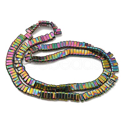 Electroplated Non-magnetic Synthetic Hematite Beads Strands G-C106-B02-05A-1