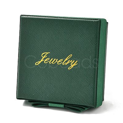Square & Word Jewelry Cardboard Jewelry Boxes CBOX-C015-01B-02-1