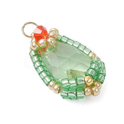 Glass Pendants PALLOY-MZ00961-01-1