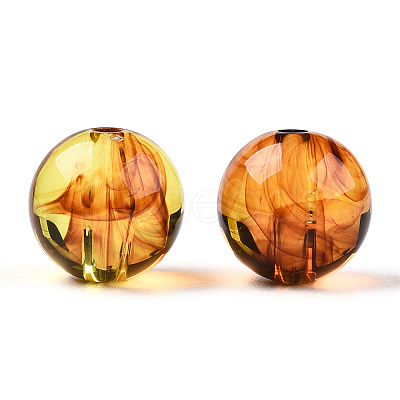 Transparent Acrylic Beads TACR-N018-03C-1