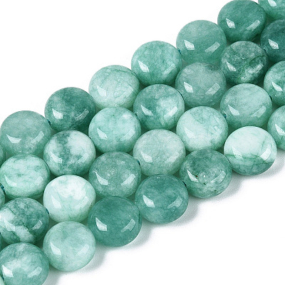 Dyed Natural White Jade Beads Strands G-T143-16D-1