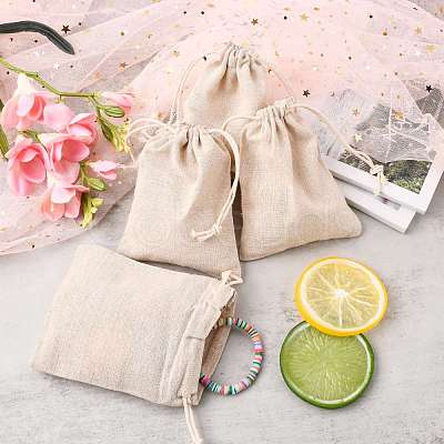 Cotton Packing Pouches Drawstring Bags X-ABAG-R011-12x15-1