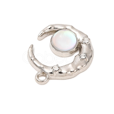Alloy & Resin & Rhinestone Pendants RE-CBA6A90-05P-1